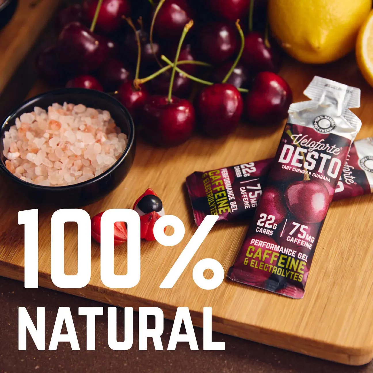 Veloforte - Desto - Tart Cherry with Caffeine Energy Gel - Image 7